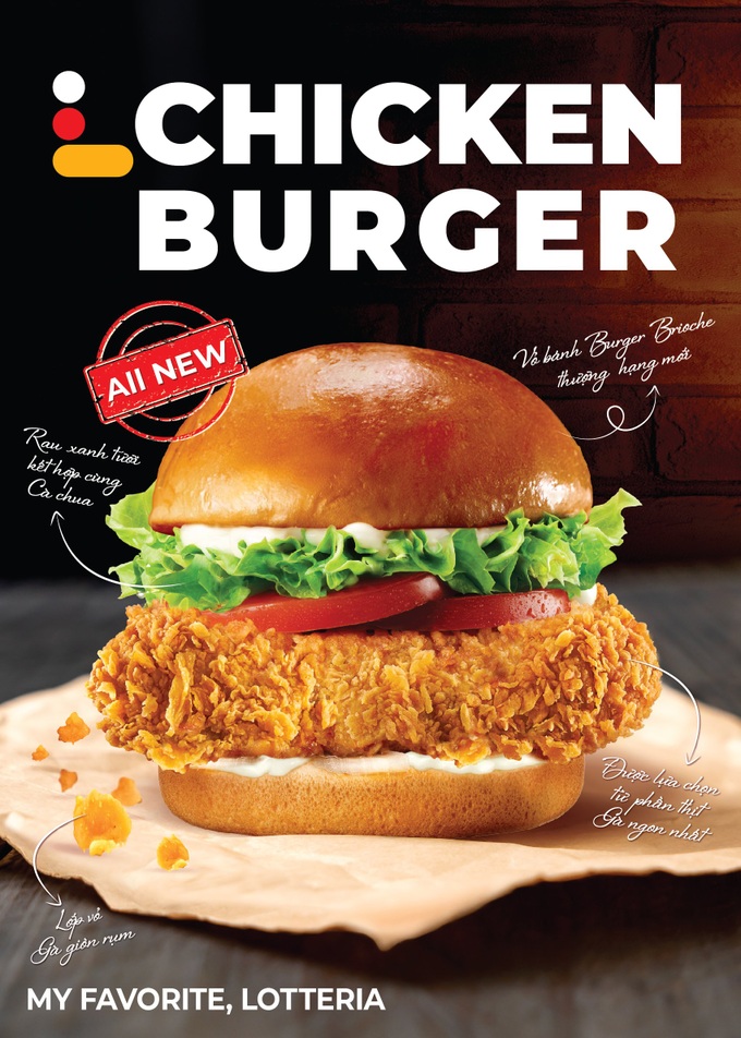 Thi công bảng hiệu cửa hàng thức ăn nhanh Lotteria