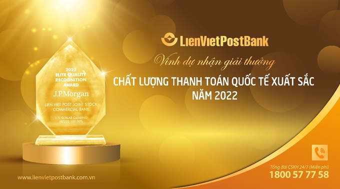 Lienvietpostbank nhận giải thưởng thanh toán quốc tế - 1