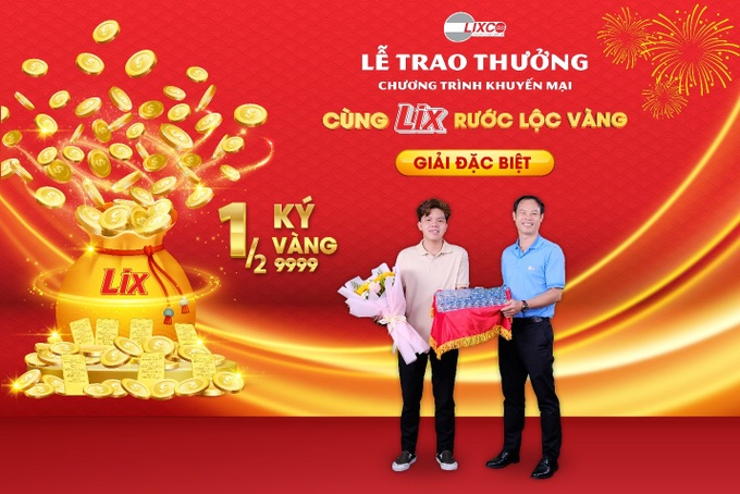 Trao thưởng giải đặc biệt chương trình khuyến mại Cùng LIX rước lộc vàng - 1