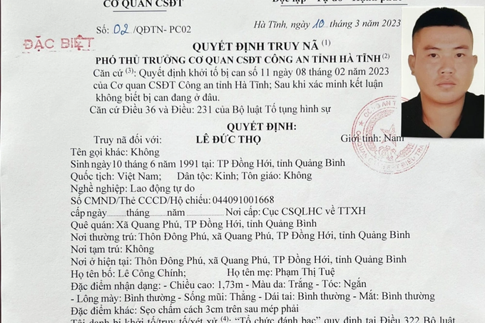 Truy nã đặc biệt đối tượng trong đường dây cá độ 6.000 tỷ đồng - 1