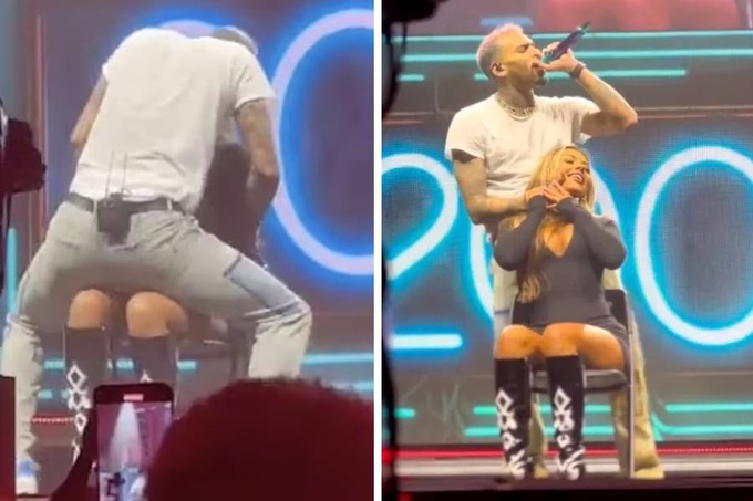 Nam ca sĩ Chris Brown bị chỉ trích vì biểu diễn gợi dục - 1