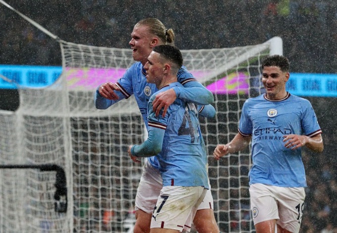 Haaland lập hattrick đưa Man City vào bán kết FA Cup - 4