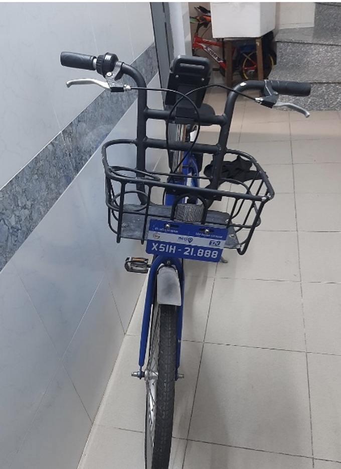 Xe đạp công cộng biển số đẹp ở TPHCM bị mất trộm - 1