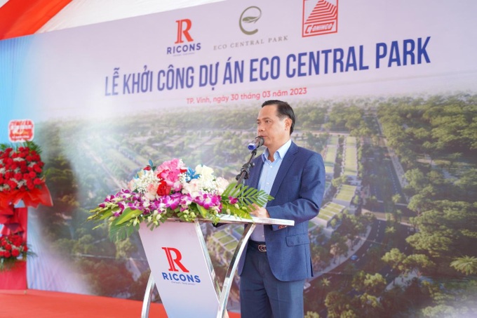 Khởi công đại dự án gần 200 ha tại Nghệ An - Eco Central Park - 2