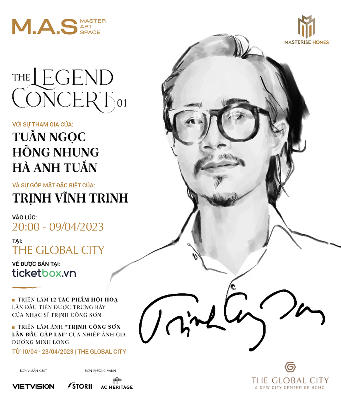 Tuấn Ngọc, Hồng Nhung, Hà Anh Tuấn hát nhạc Trịnh tại The Global City - 1