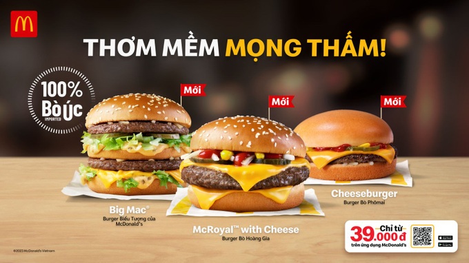 McDonalds Việt Nam trình làng các sản phẩm bánh burger mới - 1