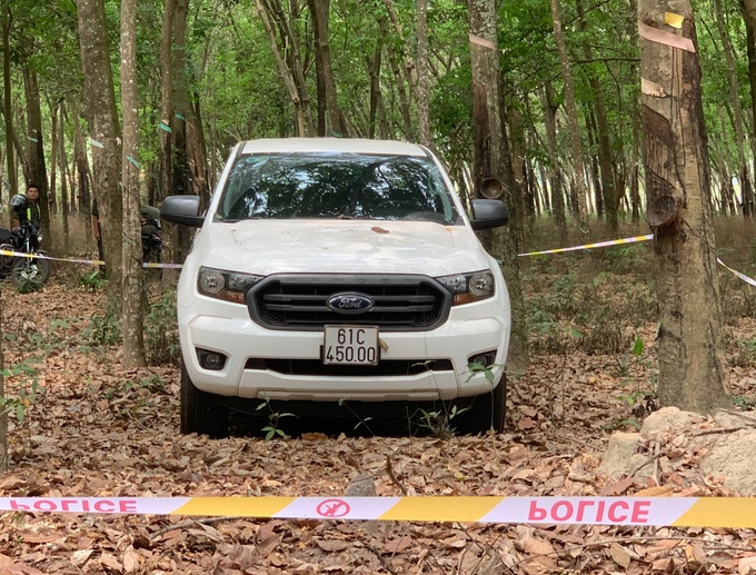 Vụ giết nữ kế toán: Giám đốc người Trung Quốc bỏ lại ô tô trong rừng cao su - 1