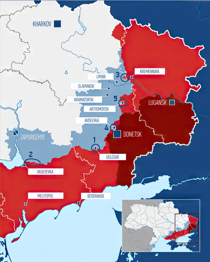 Các mũi tiến công quyết định số phận chiến dịch quân sự của Nga ở Ukraine - 2