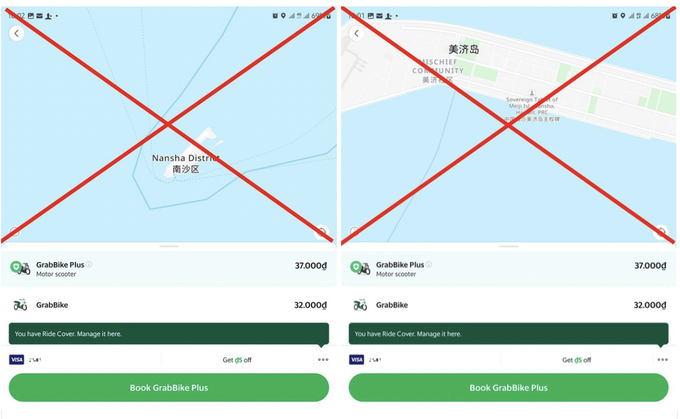 Cơ quan chức năng làm việc với Grab về bản đồ sai lệch chủ quyền biển đảo - 1
