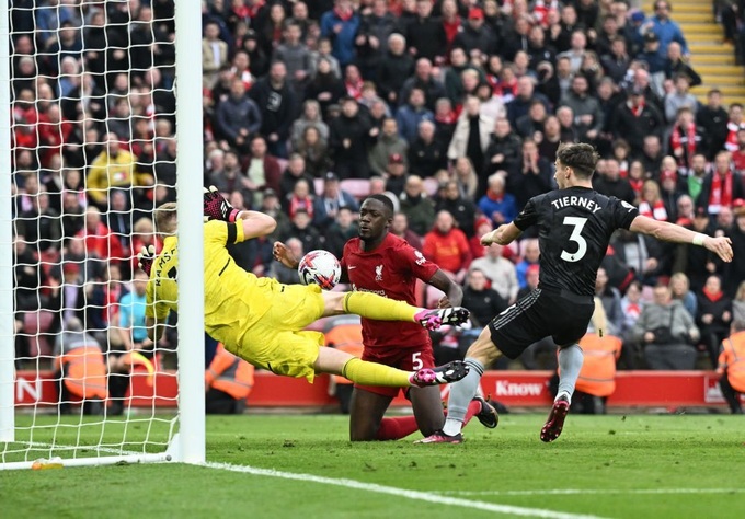 Dẫn trước 2 bàn, Arsenal vất vả cầm hòa Liverpool - 8