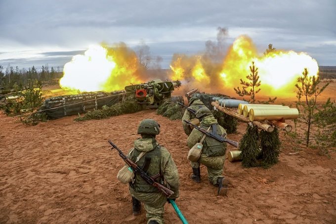 Nga điều súng cối, pháo kích vùng biên giới phía Bắc Ukraine - 2