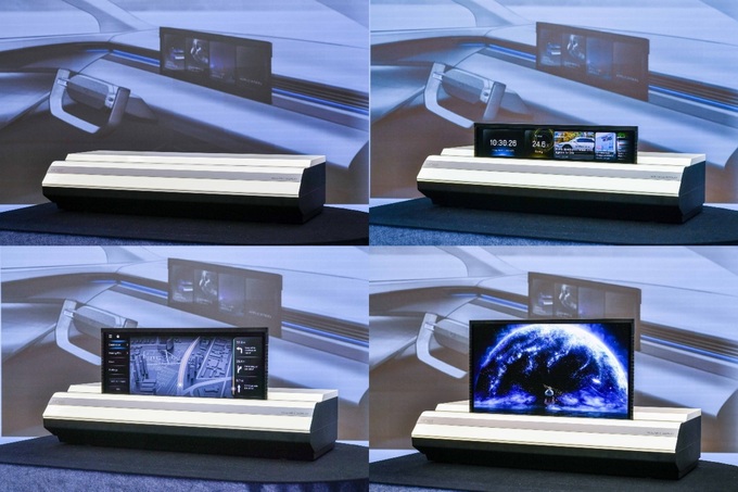 Hyundai gây choáng với công nghệ màn hình giải trí dạng cuộn trên ô tô - 1