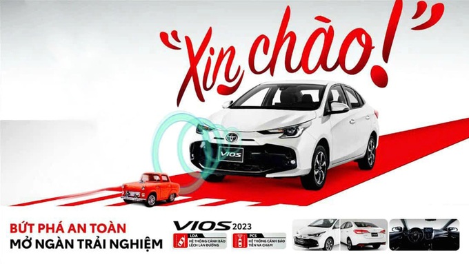 Toyota Vios 2023 lộ diện, quyết đấu Hyundai Accent bằng giá bán - 1