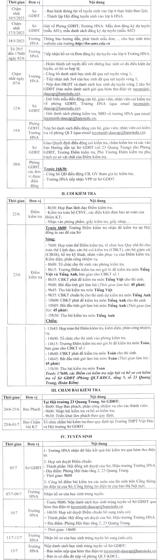 Trường THPT chuyên Hà Nội - Amsterdam tuyển 200 học sinh lớp 6 năm nay - 1