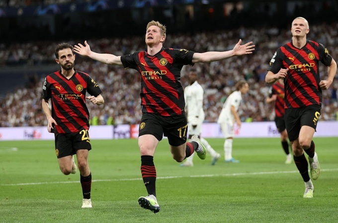 De Bruyne, Vinicius cùng lập siêu phẩm, Man City thoát thua Real Madrid - 3