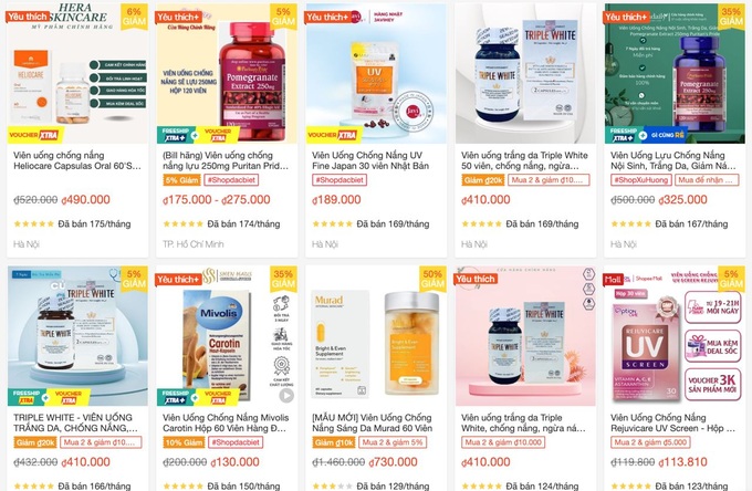 Loạn giá viên chống nắng chỉ uống 1 viên, phơi mặt ra, da vẫn trắng đẹp - 1 Loạn giá viên chống nắng chỉ uống 1 viên, phơi mặt ra, da vẫn trắng đẹp - 1