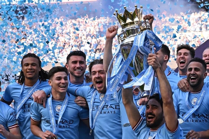 Man City ăn mừng danh hiệu vô địch Premier League - 2