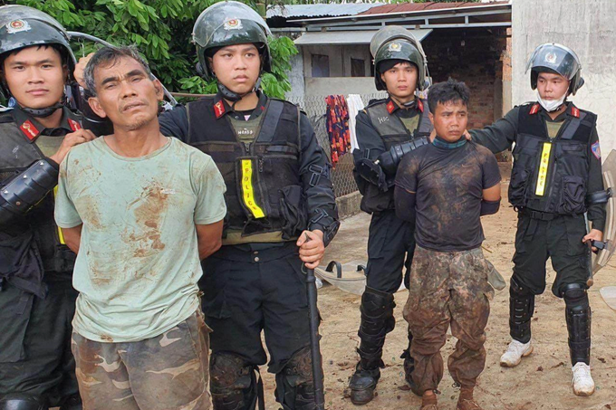 Bắt thêm 6 đối tượng trong nhóm tấn công 2 trụ sở xã ở Đắk Lắk - 1