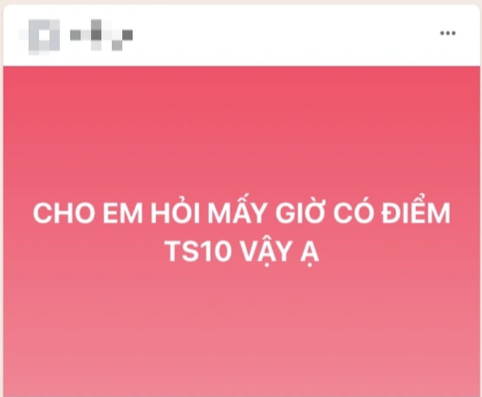 Căng người chờ điểm thi lớp 10, mẹ con cùng đi khám... tâm thần - 1