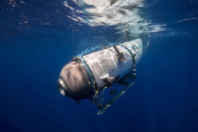 Tàu ngầm du lịch Titan của công ty OceanGate mất tích khi đưa các du khách xuống tham quan xác tàu đắm Titanic nổi tiếng (Ảnh: OceanGate Expeditions).