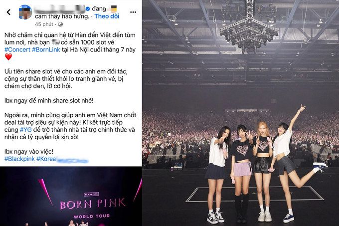 Lan truyền vé BlackPink tại Hà Nội giá 25 triệu đồng, Ban Tổ chức nói gì? - 2