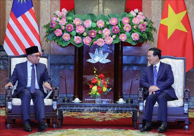 Thủ tướng Malaysia hội kiến Chủ tịch nước Võ Văn Thưởng - 2