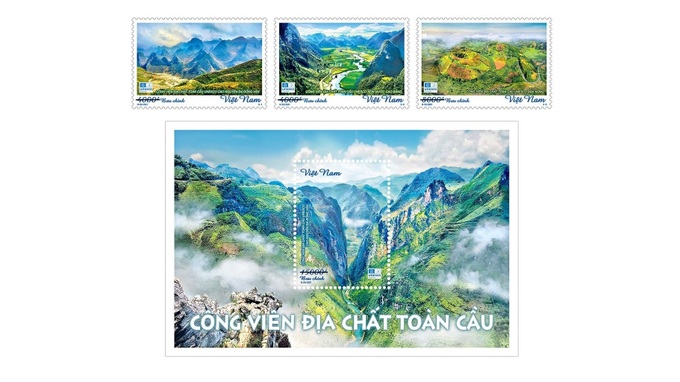 Stamp set released to honour global geoparks in Vietnam - 1