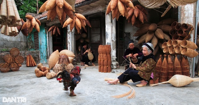 Hung Yen's 200-year-old fish trap weaving craft - 5