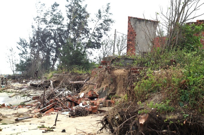 Quang Nam beaches severely eroded - 5