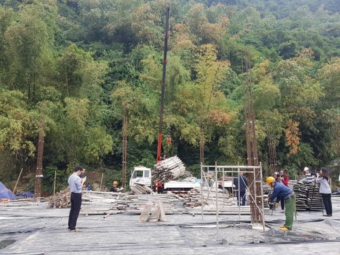 Illegal construction removed in Trang An Complex - 1