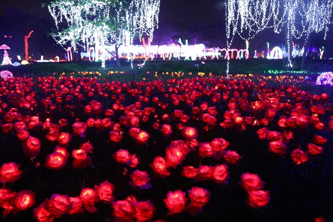 New lighting system installed at Hanoi park - 6