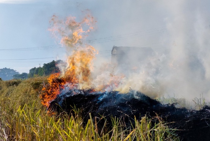Hanoi polluted by straw burning - 1 Hanoi polluted by straw burning - 1