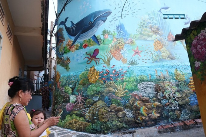 Murals revitalise Binh Dinh fishing village - 3 Murals revitalise Binh Dinh fishing village - 3