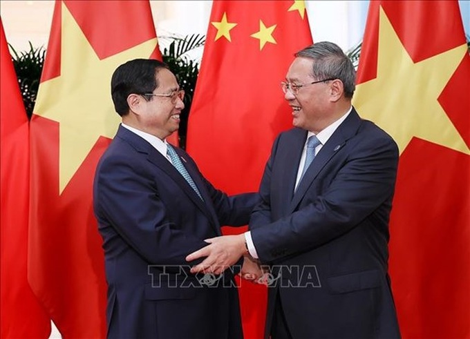 Vietnamese, Chinese PMs hold talks - 1 Vietnamese, Chinese PMs hold talks - 1