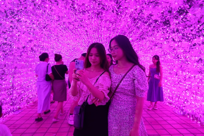 Danang park decorated to celebrate Japan relations - 6 Danang park decorated to celebrate Japan relations - 6