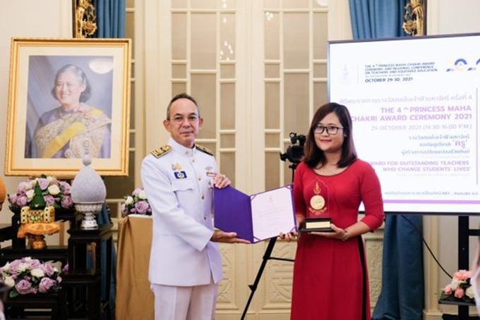 Vietnamese teacher receives Thailand’s Princess Award for outstanding achievements in education - 1 Vietnamese teacher receives Thailand’s Princess Award for outstanding achievements in education - 1