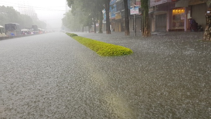 Vinh City severely submerged following heavy rains - 1 Vinh City severely submerged following heavy rains - 1