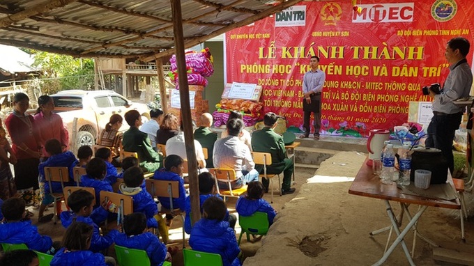 Dantri classroom project inaugurated in Nghe An - 1 Dantri classroom project inaugurated in Nghe An - 1