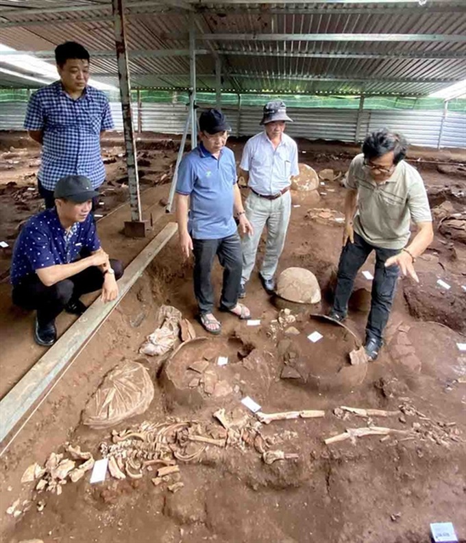 2,300-year-old skeleton unearthed in HCM City - 1