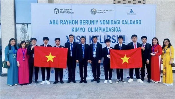 Vietnam ranks first at Abu Reikhan Beruniy International Chemistry Olympiad - 1 Vietnam ranks first at Abu Reikhan Beruniy International Chemistry Olympiad - 1