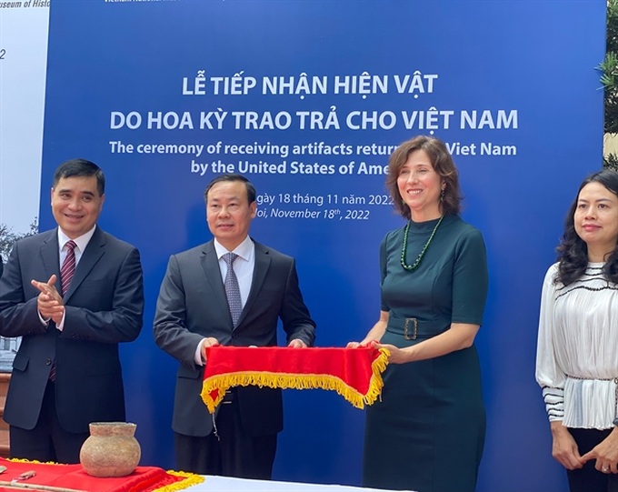 Historic artefacts returned to Vietnam from the US - 1