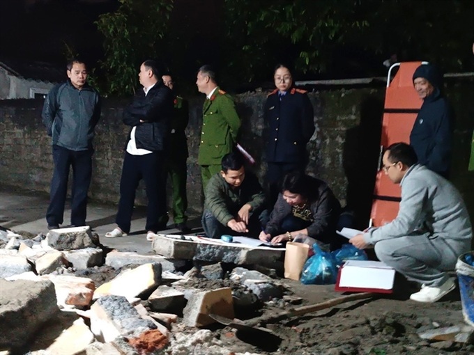 One dead, four hospitalised in school wall collapse - 1 One dead, four hospitalised in school wall collapse - 1