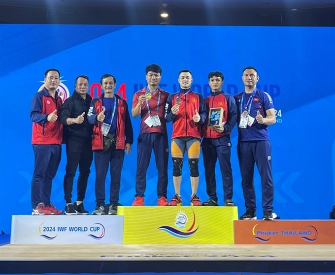 Thành tops World Cup of weightlifting - 1