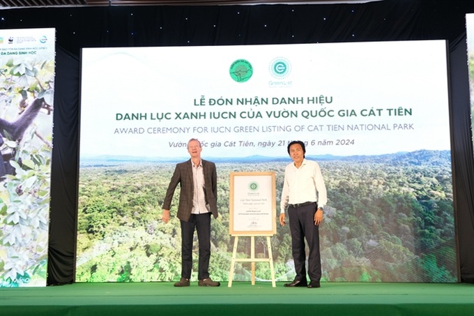 Cat Tien becomes the first national park in Vietnam on the IUCN Green List - 1 Cat Tien becomes the first national park in Vietnam on the IUCN Green List - 1