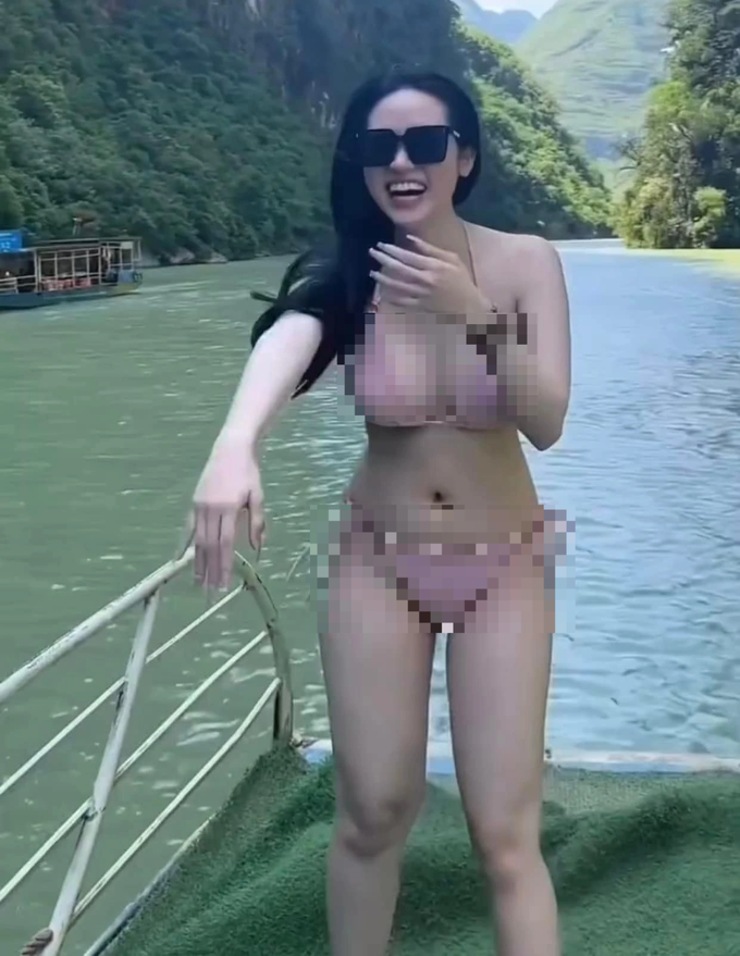 Bikinis banned on Ha Giang iconic river - 1