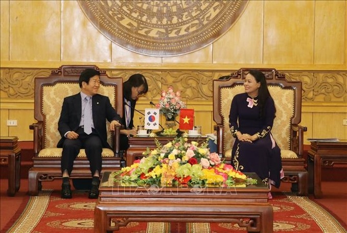 Korean National Assembly Speaker visits Ninh Binh Province - 1 Korean National Assembly Speaker visits Ninh Binh Province - 1