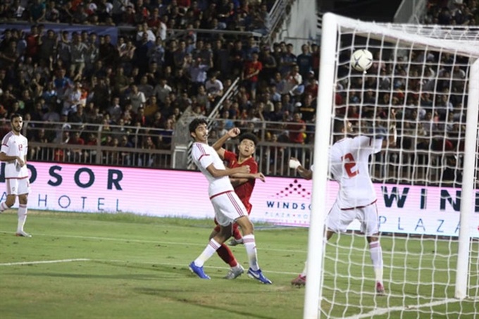 Vietnam draw 1-1 with UAE in friendly - 1 Vietnam draw 1-1 with UAE in friendly - 1