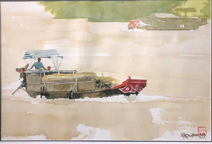Painting exhibition on Cửu Long region opens - 1