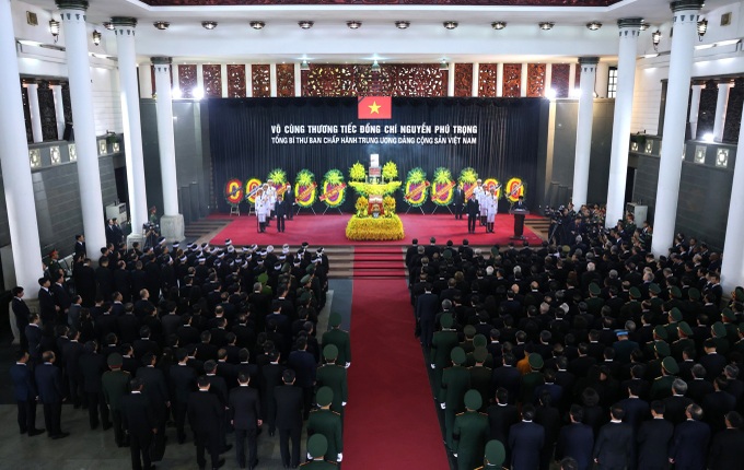 Memorial and burial services held for Party General Secretary Nguyen Phu Trong - 5 Memorial and burial services held for Party General Secretary Nguyen Phu Trong - 5