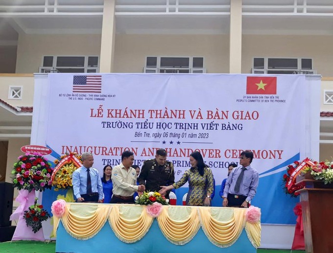 US mission to Vietnam builds primary school in Ben Tre - 1